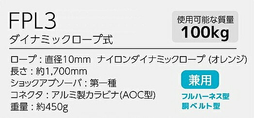 サンコー ランヤード FPL3 ロープ式 レス...の紹介画像2