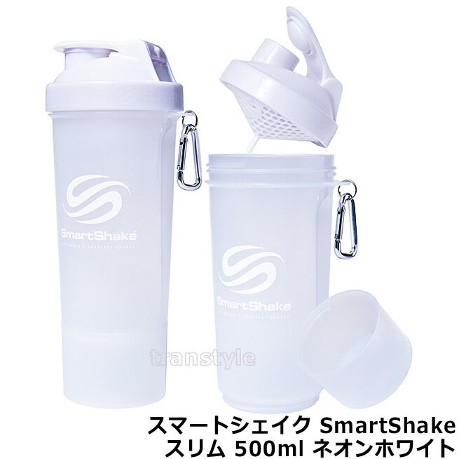 ץƥ󥷥 ޡȥSmartShakeSlim 500ml ͥۥ磻 ڥץƥƴ//ɥ...