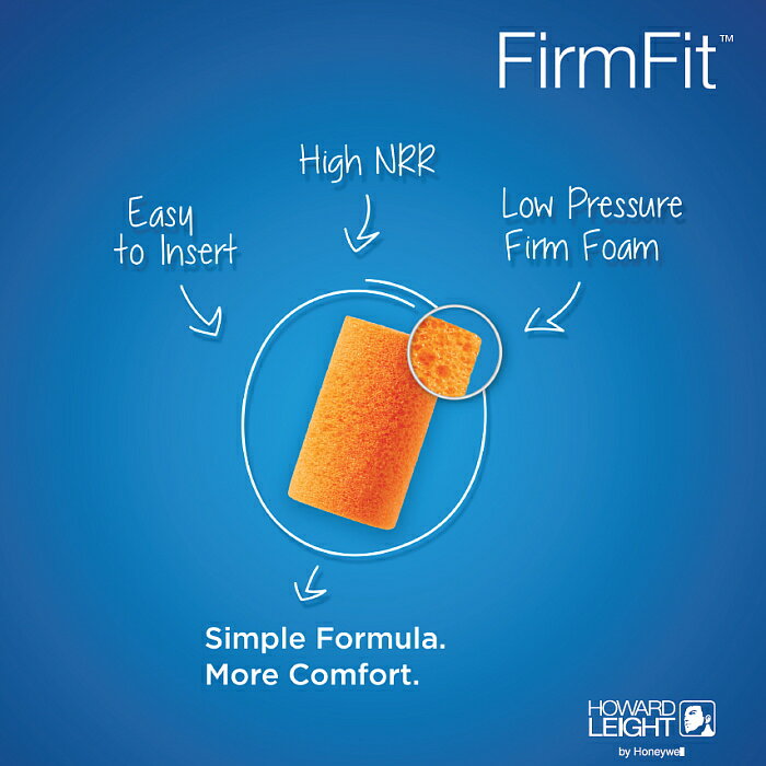 耳栓 ファームフィット (デジダンプ) (1組) ハネウェル Honeywell (遮音値30dB) FIRMFIT【メール便対応】睡眠 聴覚過敏 遮音 騒音 防音 イヤーマフ いびき 勉強 集中 飛行機 作業用 ライブ
