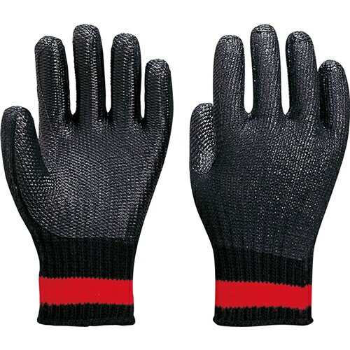 【アトム】 122-GX ゴム張りクロベエ (10双入) 【ゴム張り手袋/作業用】【RCP】