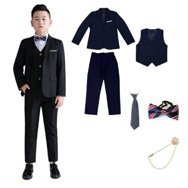 【楽天スーパーSALE】 子供 スーツ キッズ 大きいサイズ フォーマルスーツ こども 男の子 子供服 フォーマル 上下セット 七五三 入学式 卒業式 結婚式 おしゃれ タキシード 入学式 卒園式 卒業式 スーツセット 子供スーツ 子供服 幼稚園 小学生 制服 春秋 演奏会