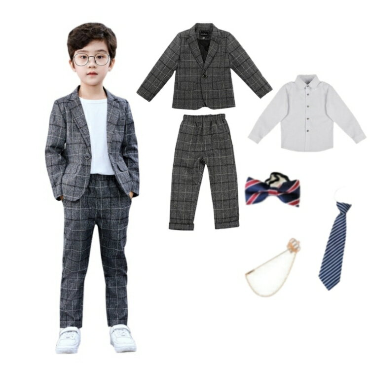 6点セット シャツ付き 子供 スーツ キッズ こども 男の子 子供服 フォーマル 上下セット 七五三 入学式 卒業式 結婚式 おしゃれ タキシード キッズ 入学式 卒園式 フォーマルスーツ 子供服フォーマルスーツ キッズスーツ 七五三 ベビースーツ 卒園式 小学生 保育園