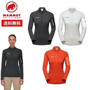 【エントリーでポイント5倍！8月1日9:59まで】22春夏 MAMMUT マムート レディース Aenergy Light ML Half Zip Pull Women 1014-03790 ポーラテック ハーフジップ ミッドレイヤー 長袖 プルオーバー アウトドア 登山 キャンプ