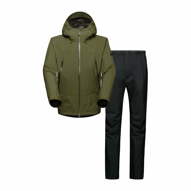 【P最大14倍&クーポン最大500円】22春夏 MAMMUT マムート メンズ レインスーツ CLIMATE Rain Suit AF Men 1010-26551 ゴアテックス 防水 アウトドア 登山 上下セット 雨具 カッパ レイン ジャケット パンツ キャンプ 富士登山