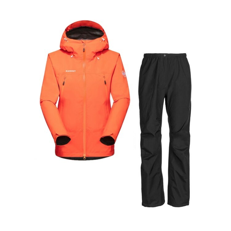 【P最大14倍&クーポン最大500円】22春夏 MAMMUT マムート レディース レインスーツ CLIMATE Rain -Suits Women 1010-26561 ゴアテックス アウトドア 登山 上下セット 雨具 カッパ 防水 レイン ジャケット パンツ ウィメンズ 女性 フェス 富士