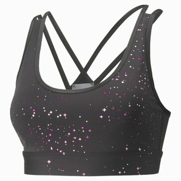 22春夏 PUMA プーマ レディース CRYSTAL.G トレーニング スターダスト クリスタルライン ブラトップ 521991 ストレッチ 吸水速乾 トレーニングブラ ヨガ
