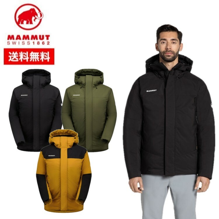 最終クリアランス MAMMUT マムート メンズ Icefall SO Thermo Hooded Jacket AF Men 1011-01940 防水 防寒 ダウンジャケット 2レイヤー パーカー フード付き