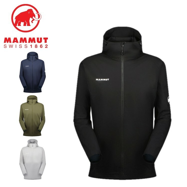 【エントリーでP最大14倍+α】23春夏 MAMMUT マムート メンズ GRANITE SO Hooded Jacket AF Men 1011-00322 アウトドア 登山 キャンプ 撥水 ジャケット ウィンドブレーカー パーカー