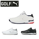 【4月1日限定！抽選で全額ポイントバック】23春夏 PUMA GOLF プーマゴルフ メンズ プロアダプト アルファキャット レザー ラバーソール スパイクレス シューズ 376044 靴 スニーカー レザーアッパー ゴルフシューズ 耐久性 耐摩耗性 その1