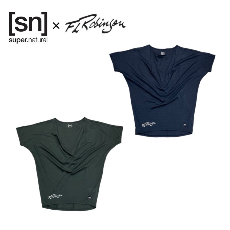  super.natural(エスエヌ スーパーナチュラル) × FL Robinson コラボ レディース W JP YOGA LOOSE TEE FLRSNSNW015620 半袖 ヨガ ルーズ Tシャツ スポーツウェア ヨガウェア