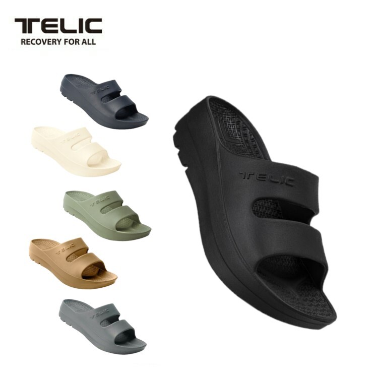 【23日20:00～マラソンエントリーでP5倍】TELIC テリック メンズ レディース (ユニセックス) W-STRAP リカバリーサンダル スポーツサンダル【お宝】