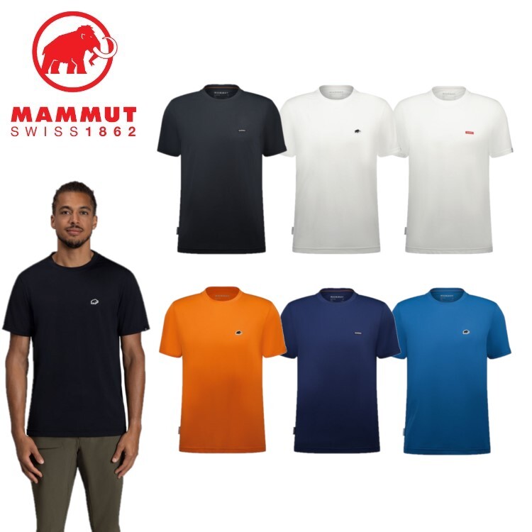 【20日限定抽選で100%Pバック】24春夏 MAMMUT マムート メンズ Mammut Essential T-Shirt AF Men 1017-05080 半袖 Tシャツ 吸汗速乾