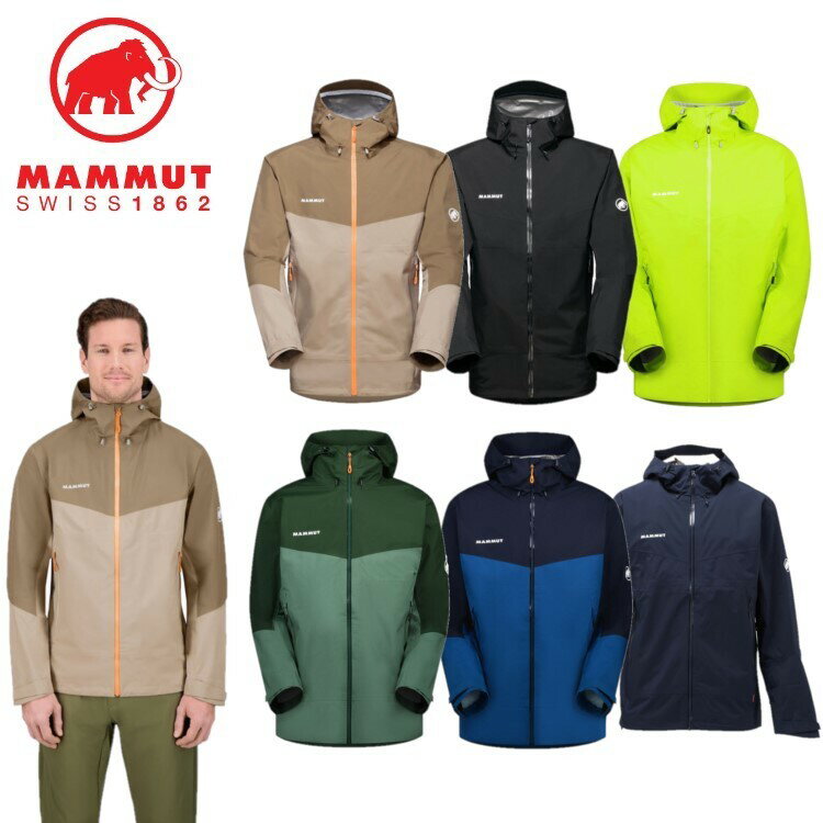 23春夏 MAMMUT マムート メンズ Convey Tour HS Hooded Jacket AF Men 1010-28451 ゴアテックス 防水 ジャケット マウンテンパーカー Gore-Tex 登山のサムネイル