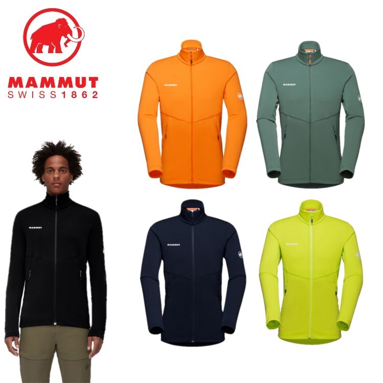 23春夏 MAMMUT マムート メンズ Aconcagua Light ML Jacket AF Men 1014-04260 フリース ジャケット フルジップ 登山 キャンプ アウトドア