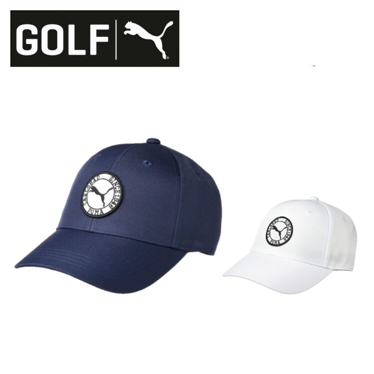 【5日限定抽選で100%Pバック+マラソン期間5倍】PUMA GOLF プーマゴルフ レディース ポリエステルツイル サークルパッチ キャップ 025006 帽子【お宝】