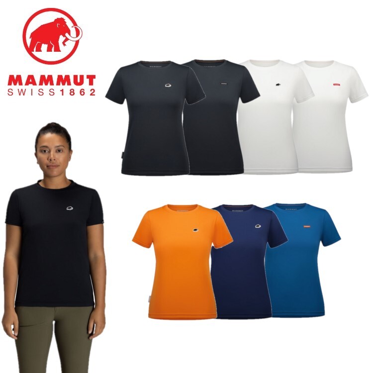 【10日限定エントリーでP10倍】24春夏 MAMMUT マムート レディース Mammut Essential T-Shirt AF Women 1017-05090 半袖 Tシャツ 登山 アウトドア キャンプ