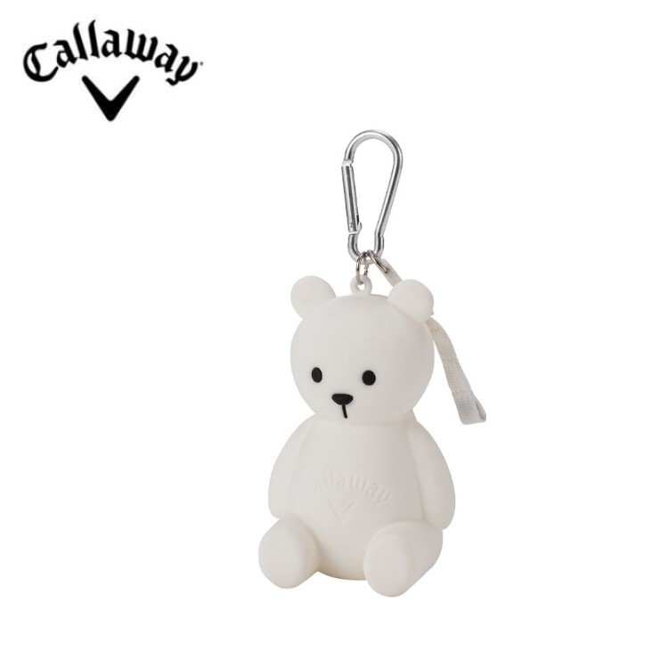 23春夏 Callaway キャロウェイ ゴルフ レディース キャロウェイベア-S ボールケース2 BEAR-S BALL CASE 5923220 ボール2球収納可 ポーチ ギフト プレゼント【お宝】