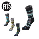 【5日限定抽選でPバック】FITS フィッツ ユニセックス(メンズ レディース) ミディアムハイカークルー (中厚手) F1015 靴下 ソックス アウトドア ...