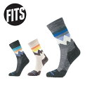 【5日限定抽選でPバック】FITS フィッツ ユニセックス(メンズ レディース) ライトハイカークルー (中厚手) F1058 靴下 ソックス アウトドア 登山...