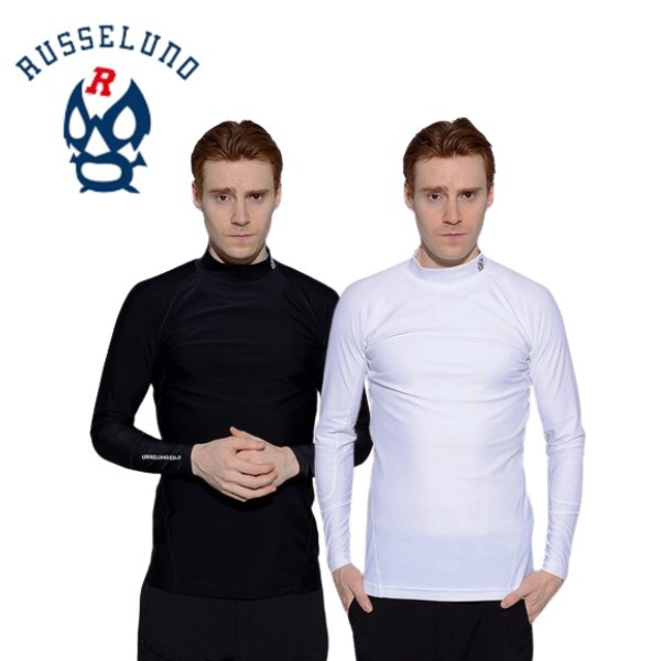 ラッセルノ ゴルフ Russeluno メンズ L/S MOCK NECK UNDER SHIRT (SOLID) RG-2310402 長袖 ロングスリーブ アンダーシャツ【お宝】