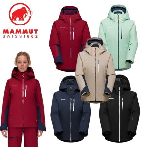 処分セール MAMMT マムート レディース Stoney HS Thermo Jacket Women 1010-28180 ジャケット 防水 2レイヤー ハードシェル パーカー フード付き バックカントリー スキー スノーボード【お宝】