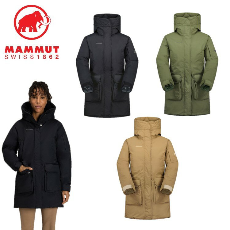 24春夏 MAMMUT マムート レディース Floeberg HS Thermo Coat AF Women 1010-30350 防水 防寒 ダウンジャケット ダウンコート パーカー フード付き