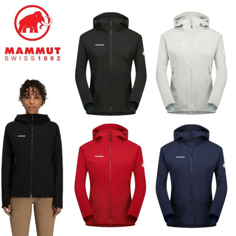 MAMMT マムート レディース Macun 2.0 SO Hooded Jacket AF Women 1011-00802 ジャケット 撥水 ソフトシェル ストレッチ マウンテンパーカー フード付き アウトドア キャンプ 登山【お宝】