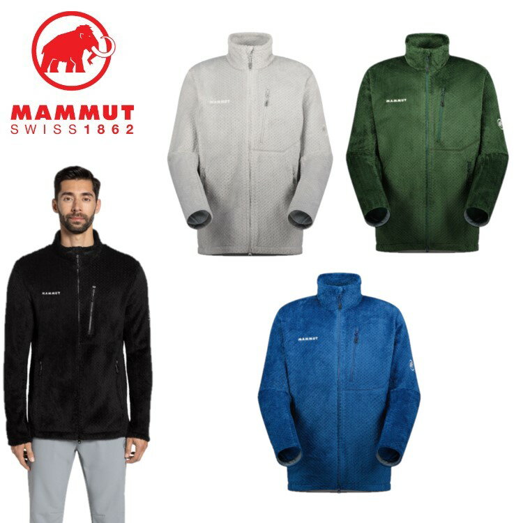 24春夏 MAMMUT マムート メンズ Goblin ML Jacket AF Men 1014-22992 厚手 フリース ポーラテック アウ..