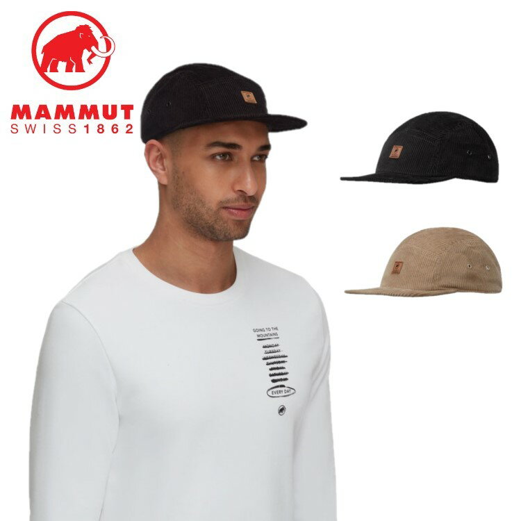 24春夏 MAMMUT マムート メンズ レディース (ユニセックス) Cord Cap 1191-01710 キャップ 帽子 コーデュロイ アウトドア キャンプ