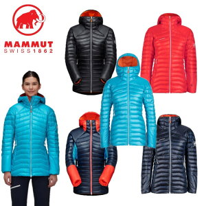 23秋冬 MAMMUT マムート レディース Eigerjoch Advanced IN Hooded Jacket Women 1013-01670 ダウンジャケット パーカー 登山 防寒 中綿 クライミング アウトドア パッカブル