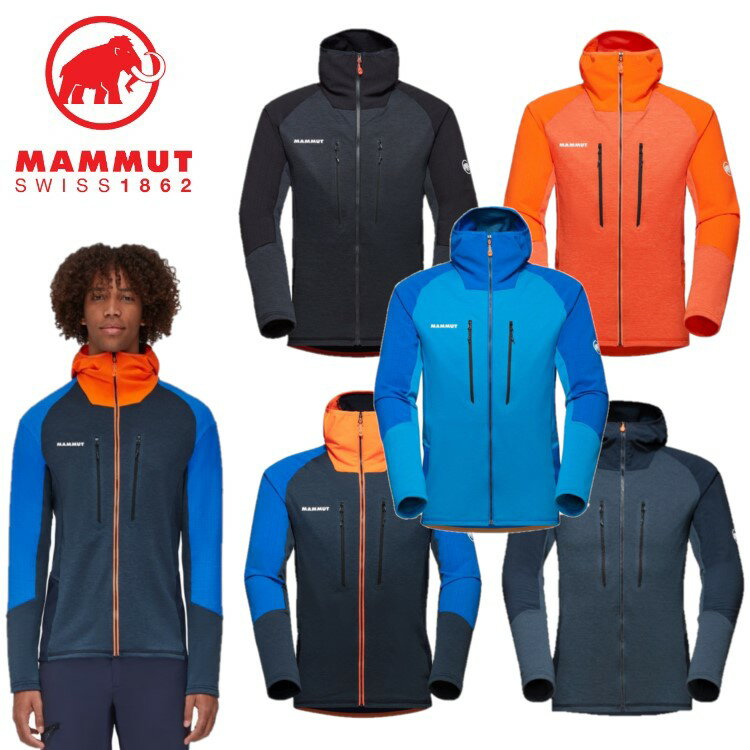 【20日限定抽選で100%Pバック】MAMMUT マムート メンズ Eiswand Advanced ML Hooded Jacket Men 1014-0..