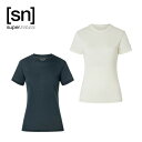 sn super.natural エスエヌ スーパーナチュラル レディース シエラ140 Tシャツ SIERRA140 TEE SNW020390 半袖 ストレッチ 抗菌 防臭 通気性 ヨガ フィットネス スポーツ 普段着【お宝】