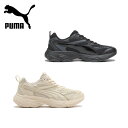 24春夏 PUMA プーマ ユニセックス(メンズ レディース) モーフィック ベース スニーカー 392982 靴 シューズ レトロ 光沢 メッシュ リサイクル素材