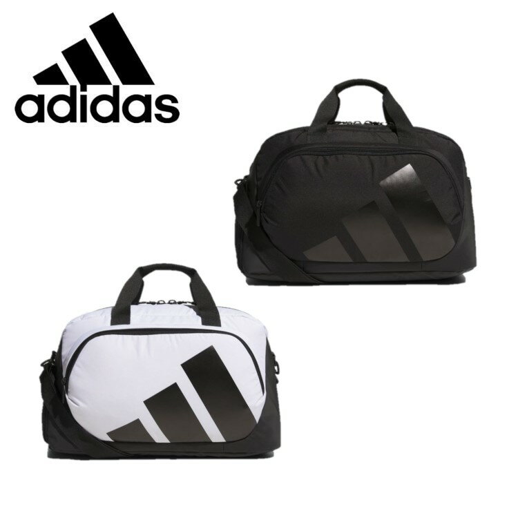 アディダス 【15日限定P10倍+抽選で100%Pバック】24春夏 adidas GOLF アディダス ゴルフ メンズ シューズポケット付き ボールドロゴダッフルバッグ IKC87 鞄 ダブルジップ ショルダーストラップ付 大容量 旅行