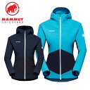 【20日限定抽選でPバック+マラソン期間中エントリーでP5倍】25春夏 MAMMUT マムート レディース Eiger Speed ML Hybrid Hooded Jacket Women 1014-05021 パーカー フルジップ 長袖 アウトドア 登山