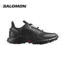 24春夏 Salomon サロモン メンズ SUPERCROSS 4 GORE-TEX L417316 ゴアテックス 防水 トレイルランニング トレラン 靴 シューズ ローカット ロゥカット スニーカー 登山 アウトドア キャンプ サロモンスニーカー