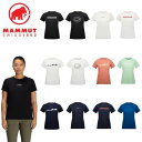 マムート Tシャツ レディース 24春夏 MAMMUT マムート レディース QD Logo Print T-Shirt AF Women 1017-02022 半袖 Tシャツ 登山 アウトドア キャンプ
