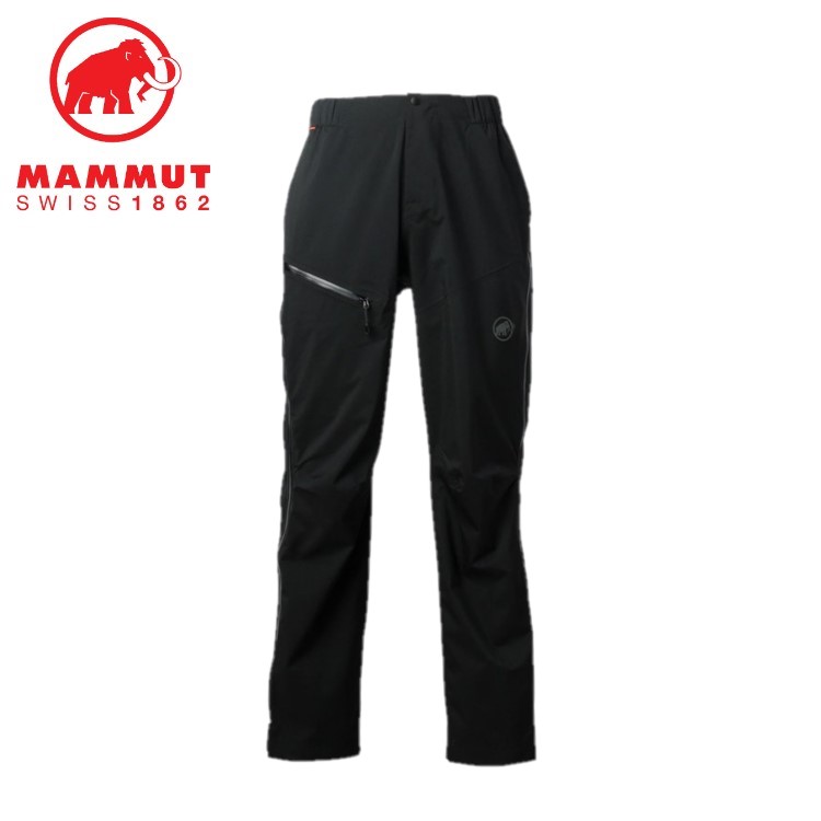 24春夏 MAMMUT マムート メンズ Alto Light HS Pants AF Men 1020-13660 ロングパンツ 防水 サイドジッパー 超軽量 登山 アウトドア キャンプ レインパンツ ハードシェル