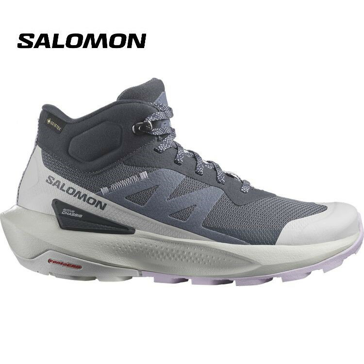 24秋冬 サロモン Salomon レディース ELIXIR ACTIV MID GORE-TEX L474574 防水 ゴアテックス 登山靴 トレッキングシューズ ミッドカット ミドルカット アウトドア キャンプ サロモンスニーカー