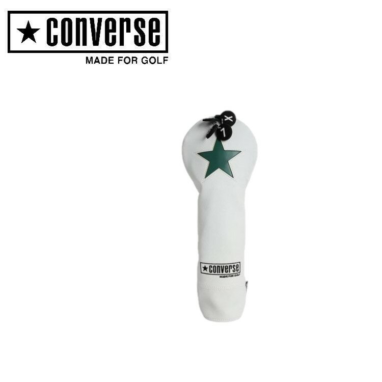 24春夏 CONVERSE コンバース ゴルフ ユニセックス(メンズ レディース) CV ONE STAR HEAD COVER FW ワンスター ヘッドカバー 33701470 フェアウェイウッド用 クラシック 合成皮革 ギフト プレゼント 50周年記念 ★送料無料★ コンバースを代表するアイコンのひとつ、ワンスターを使用したヘッドカバー（番手3、5、7、X）。 ワンスター50周年を記念するシューズと連動したモデルで、ストレートなシルエットにグリーンの一つ星が目を引くクラシックなデザイン。シューズやキャディバッグ、ラウンドバッグと共通したデザインでトータルコーディネートを楽しめるアイテム。・サイズ：200cc対応・付属品：番手タグ(3,5,7,X)素材 シンセティックレザー原産国 中国 2