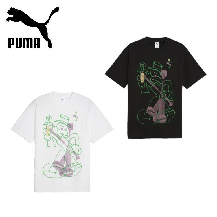 【5日限定抽選で100%Pバック+マラソン期間5倍】24春夏 PUMA プーマ メンズ PUMA x MARTI SAWE グラフィック Tシャツ 624633 ストリート リラックスフィット クルーネック 半袖 インポートサイズのサムネイル