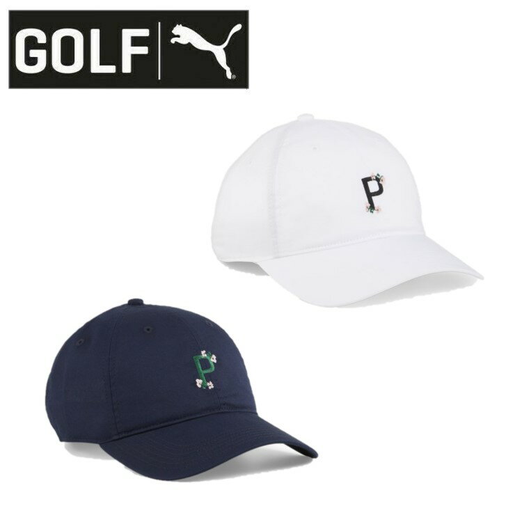 【1/31までエントリーでP5倍】PUMA GOLF プーマゴルフ レディース ゴルフ W ダットハット 025237 帽子 バックストラップ 通気性 軽量 ギフト プレゼント