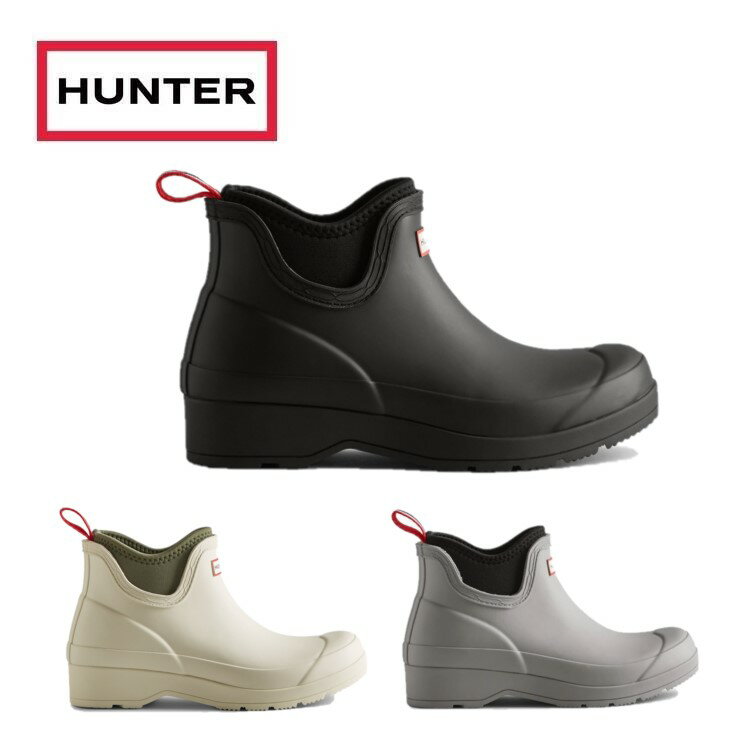 【20日限定抽選で100%Pバック】24春夏 HUNTER ハンター レディース WOMENS PLAY CHELSEA NEOPRENE BOOT WFS3020RMA 防水性 プルタブ ライトウェイト