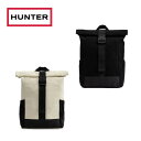 24春夏 HUNTER ハンター ユニセックス(メンズ レディース) REFINED STITCH CANVAS BACKPACK リファインド スティッチ キャンバス バックパック UBB4012CAA リュックサック デイパック ロールトップ ラップトップ 15L