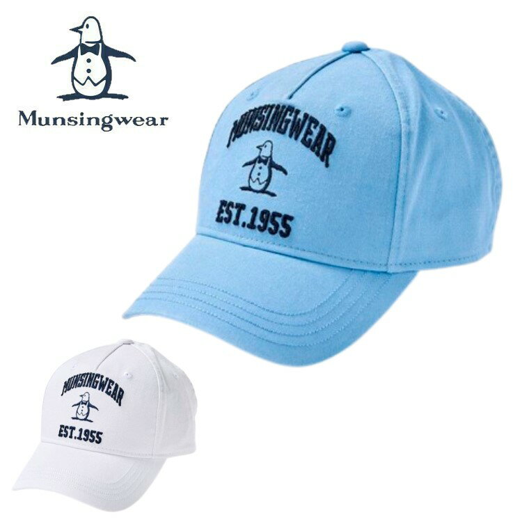 マンシングウェア 24春夏 Munsingwear マンシングウェア メンズ ペンギン刺しゅう　ベースボールキャップ MGBXJC05 吸汗速乾性 コットン素材 ユーズド感 カジュアル 帽子 ギフト プレゼント