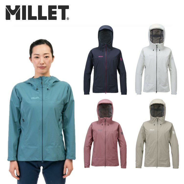 【20日限定抽選で100 Pバック】24春夏 MILLET ミレー レディース 【ウィメンズ】ティフォン50000ストレッチ ジャケット MIV01508 防水 登山 アウトドア キャンプ レインパンツ