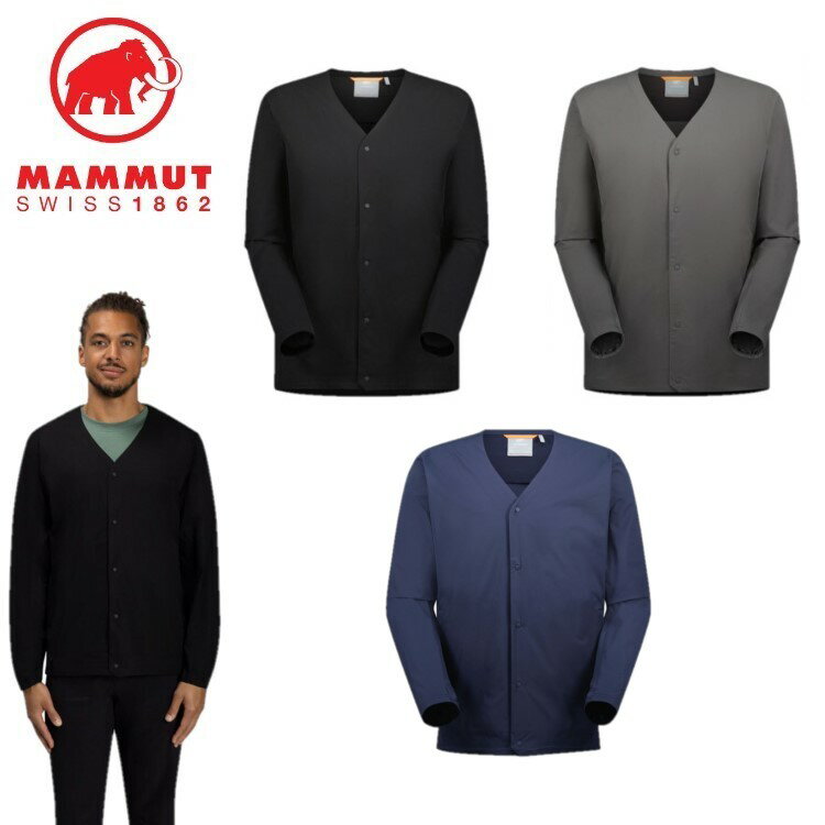 【20日限定抽選で100%Pバック】24春夏 MAMMUT マムート メンズ Active SO Cardigan AF Men 1011-02320 カーディガン キャンプ アウトドア