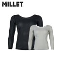 【15日限定抽選でPバック】ミレー MILLET レディース 【ウィメンズ】ドライナミック スルー II U ロングスリーブ MIV02106 アンダー アウト...