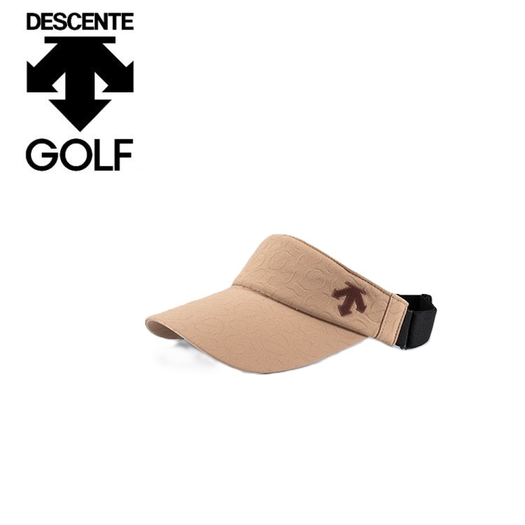 【15日限定抽選でPバック】お薦め品 デサント ゴルフ DESCENTE GOLF レディース オリジナルロゴジャカードサンバイザー DG4FCP51L バイザー 吸汗速乾 抗菌防臭 ギフト プレゼント