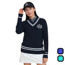【マラソン期間中エントリーでP5倍】25春夏 Callaway キャロウェイ ゴルフ レディース Vネックケーブルニット (WOMENS) C25118200 セーター
